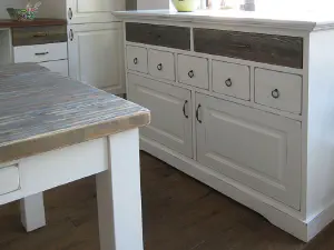 Aging of furniture – patinas, a worn-in look and raised grain – you choose the degree, the colours and the wood, photo 11