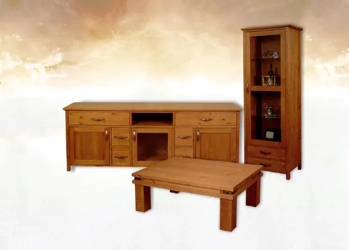 Valencia series – sideboard and display cabinet with glass doors – classic and airy, photo 1