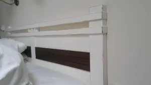 Bedroom Madrid – linear design in beech or other solid wood, 25 stain colours, sized to your room, photo 3